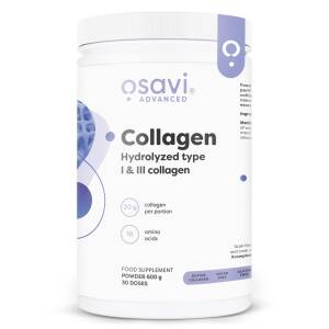 Collagen Peptides - Hydrolyzed Type 1 & 3 - 600g - Nuvalia