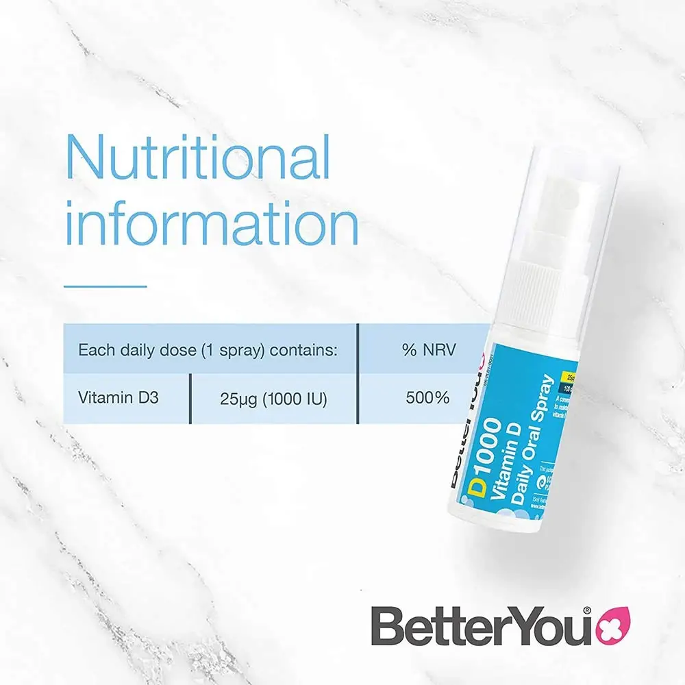 D1000 Daily Vitamin D Oral Spray - 15 ml. - Image 2