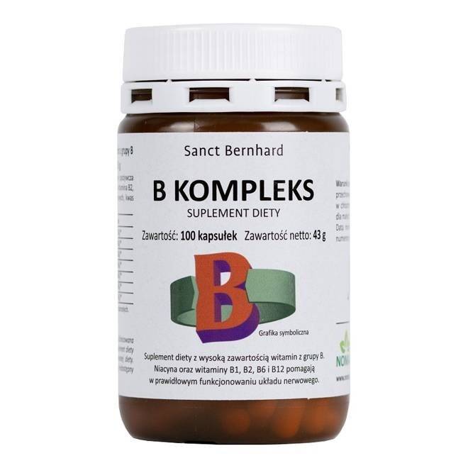 KRAUTERHAUS SANCT BERNHARD B Complex (100 caps) - Nuvalia