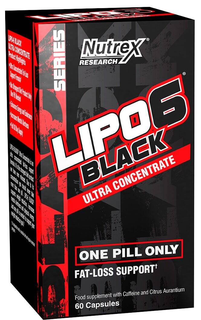 Lipo-6 Black Ultra Concentrate - 60 caps - Nuvalia