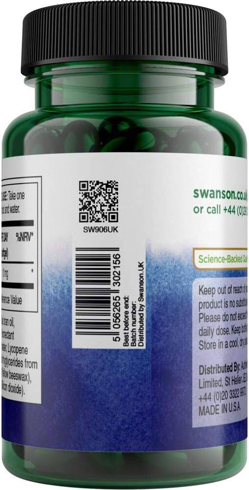 Lycopene, 10mg - 120 softgels - Image 4