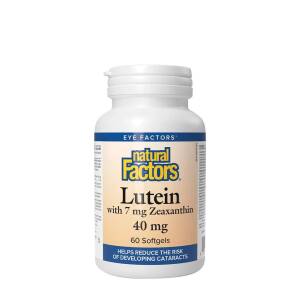 Natural Factors Lutein 40 mg with Zeaxanthin (60 Softgels) - Nuvalia