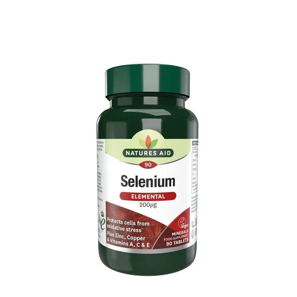 Natures Aid Selenium 200 mcg (90 tablettia) – Nuvalia