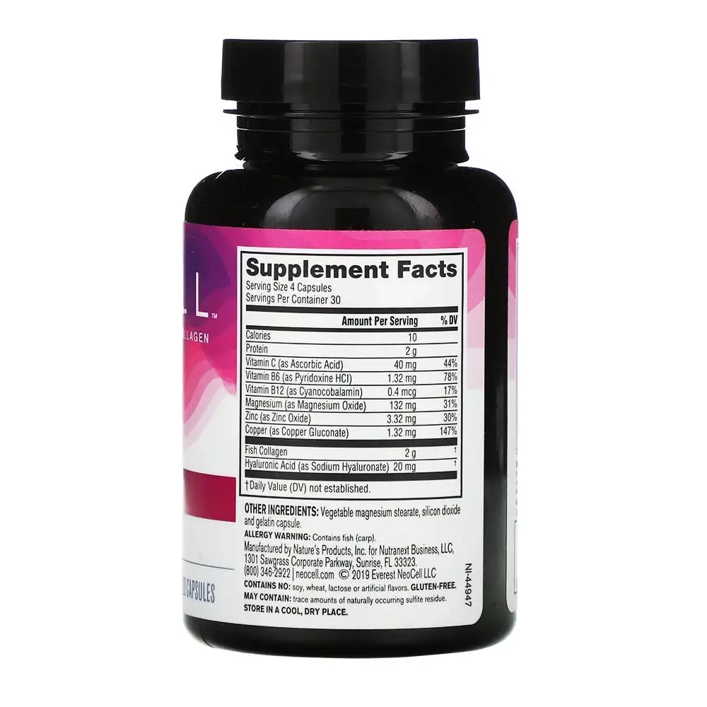 NeoCell Marine Collagen (120 Capsules) - Image 2