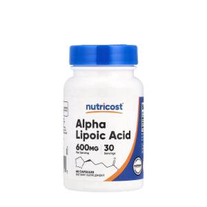 Nutricost Alpha Lipoic Acid 600 mg (60 Capsules) - Nuvalia
