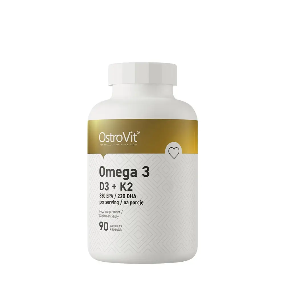 Ostrovit Omega 3 D3 + K2 (90 Capsules) - Nuvalia