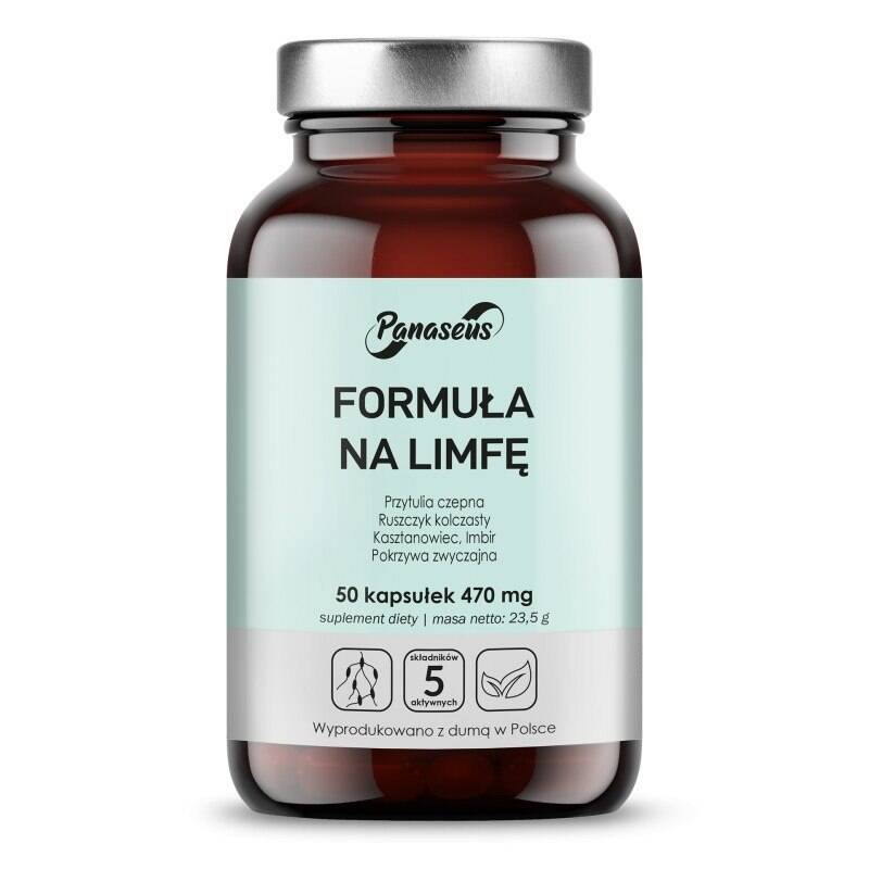 PANASEUS Lymphatic Formula (50 caps) - Nuvalia