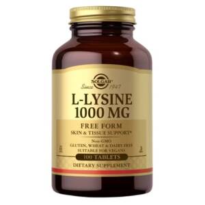 SOLGAR L-Lysine 1000 mg (100 tabs) - Nuvalia