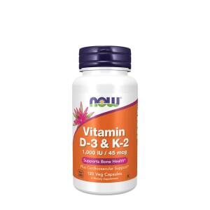 Vitamin D-3 & K-2 - 120 caps - Nuvalia