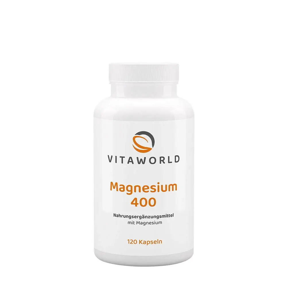 Vitaworld Magnesium 400 (120 Capsules) - Nuvalia