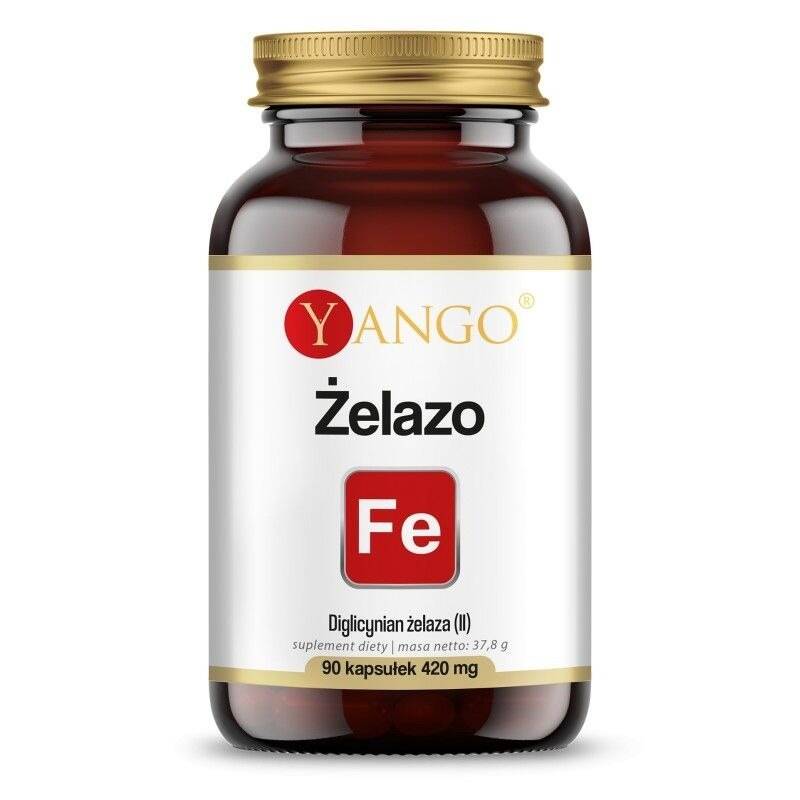 YANGO Ferrous - ferrous bisglycinate (II) (90 caps) - Nuvalia