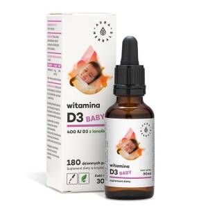 AURA HERBALS Vitamin D3 400 IU Baby (30 ml / 1 fl. oz.) - Nuvalia