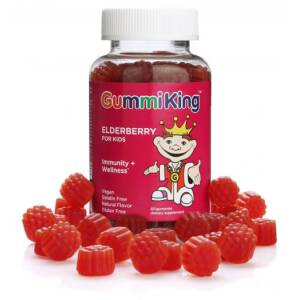 GUMMIKING Elderberry for Kids (60 gummies) - Nuvalia