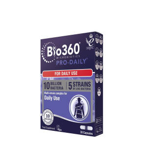 Natures Aid Bio360 Pro-Daily (10 Billion Bacteria) (30 Capsules) - Nuvalia