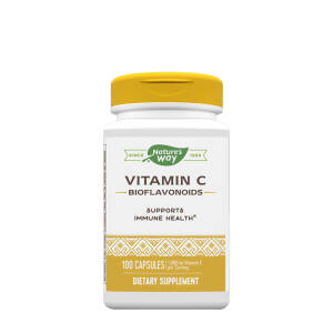 Natures Way Vitamin C with Bioflavonoids (100 Capsules) - Nuvalia