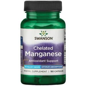 SWANSON Albion Chelat Manganu 10mg 180kaps - Nuvalia